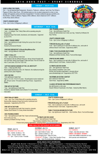 Aquafest2016Schedule