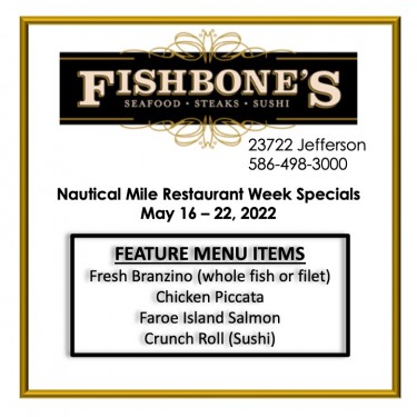 Nautical Mile Restaurant Week - Fishbone's