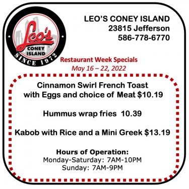 Nautical Mile Restaurant Week - Leo's Coney Island